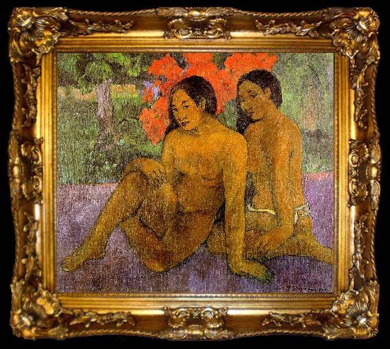 framed  Paul Gauguin And the Gold of Their Bodies, ta009-2